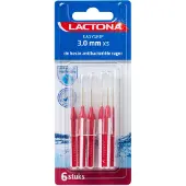 Lactona EasyGrip Interdentaal Ragers 3mm rood - 5 stuks