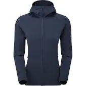 Montane F Protium Hoodie, fleecetrui, dames, blauw