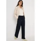 Cecil Dames Broeken met wijde pijpen - Blauw - XL