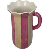 HD Collection Vaas Strepen Aardewerk 16x13,8x25,5cm