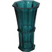HD Collection Vaas Glas Petrol 12,5x12,5x23cm