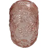 HD Collection Vaas Glas Oranje 15x15x24cm