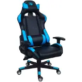 CoolBox Deep Command 180 Zwarte Blauwe Gaming Chair