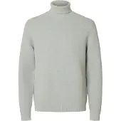 Selected Trui 'SLHDane' lichtgrijs