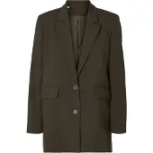 Selected femme Blazers 'SLFRITA' donkerbruin