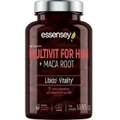 Essensey - Multivitamine voor hem met Maca-wortel, 90 capsules