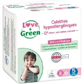 Love & Green Hypoallergene Luierbroekjes 29 Broekjes Maat 5 (12-18 kg)