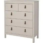 Ebuy24 Madrid kommode 5 lades cashmere.