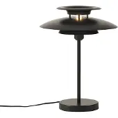 QAZQA Retro tafellamp zwart staal 45cm - Pauly