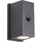 QAZQA Wandlamp zwart lux sensor magnetisch incl. LED oplaadbaar - Baleno