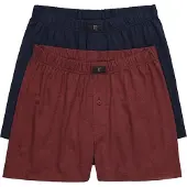 JP 1880 Boxershorts navy / kastanjebruin