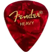 Fender Picks 351 rood Moto heavy 12er Set Premium Celluloid - Plectrum set