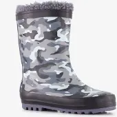 Mountain Peak gevoerde kinder regenlaarzen camouflage blauw maat 23