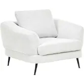 Beliani KJAER - Fauteuil - Gebroken wit - Polyester