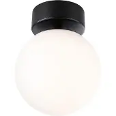 Paulmann Plafondlamp , Gove, Zwart, Woonkamer, Glas, Modern