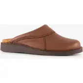 Natuform leren dames pantoffels bruin maat 41