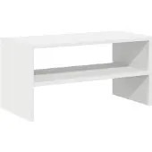 vidaXL - Schoenenrek - stapelbaar - 60x30x30,5 - cm - wit