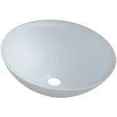 Hak Telica Glazen waskom Ø42cm, mat wit