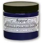 Jacquard textielverf zeefdruk inkt blauw 470 ml - professionele hobbyverf.