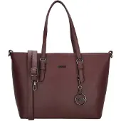 Charm London Birmingham Shopper red