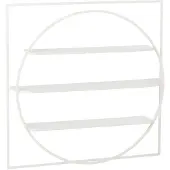 J-Line wanddecoratie News - metaal - wit