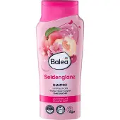 Balea Shampoo - Zijdeglans - 300 ml - Voor duf en futloos haar - Met perzikgeur - Zonder siliconen - Seidenglanz - Perfect Shine Complex - Vegan