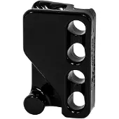 Clamcleat Fender klem - wit - zwart