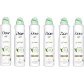 Dove Deospray XL – Go Fresh Komkommer - Voordeelverpakking 6 x 250 ml