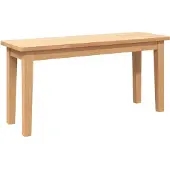 vidaXL Bank 90 cm massief hout rubber