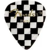 Fender Picks 351 Checker Thin 12er Set Premium Celluloid - Plectrum set