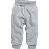 Playshoes Schnizler babybroekje fleece uni grijs