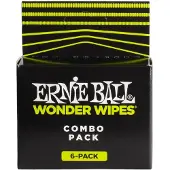 Ernie Ball Wonder Wipes Combo Pack, 6-pack (P04279)