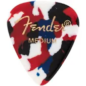 Fender Picks 351 Confetti medium 12er Set Classic Celluloid - Plectrum set
