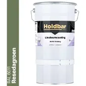 Holdbar Linoleumcoating Resedagroen (RAL 6011) 5 Kg - Linoleum Verf - Alle Kleuren - Vloerverf - Krasvast - UV-bestendig - Vergeelt niet - Gemakkelijk Schoonmaken - 2 Componenten