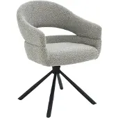 LivingFurn eetkamerstoel linn set van 2 62x58x85cm