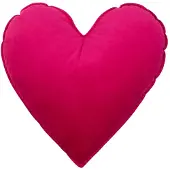 Mars & More Hart Kussen Fluweel fuchsia 45cm