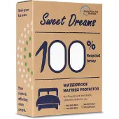 Sweet Dreams Waterdichte molton matrasbeschermer/Incontinentie Hoeslaken- 140x200+30CM