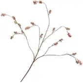 Silk-ka - Kunstbloem - bessen - roze - H102 cm