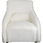 Kare design Schommelstoel Swing Ritmo Boucle creme