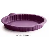 Tupperware multiflex Queen — taartvorm rond geribbeld