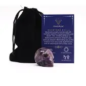 Ancient Wisdom Edelsteen Kleine Schedel - Amethist - 40x30x28mm