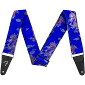Fender Satin Dragon Strap Polyester Gitaarband Royal Blue 0990638052