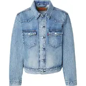 Levi's Tussenjas 'Western Trucker' blauw denim
