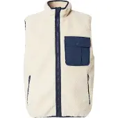 Levi's Bodywarmer 'Joonie Sherpa Vest' donkerblauw / wolwit