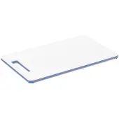 Rotho caruba snijplank 25x15x0.9 cm wit/horizon blauw