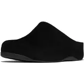 FitFlop Women Shuv Suede Clogs All Black-Schoenmaat 41