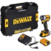 DeWalt Gereedschap - 18V ACCU slagmoersleutel, 2x accu 2.0 Ah XR, oplader DCF921D2T