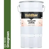 Holdbar Anti Graffiti Coating Grasgroen (RAL 6010) 5 Kg - Maakt Graffiti verwijderbaar - Graffiti Verwijderen - In Alle Kleuren - Voor Steen, Beton, Hout, Metaal en Tegels