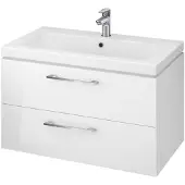 Cersanit Lara - Kast met wastafel, 45x79x45 cm, 2 laden, wit S801-149-DSM