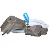 Jenving LoRad 2.5 CS-EU/Angled 1 m Wit Hi-Fi voeding